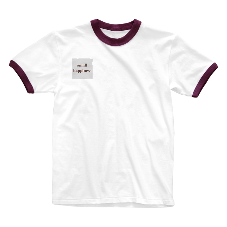 Small Happiness Small Happiness Hotoko のリンガーtシャツ通販 Suzuri スズリ Small Happiness Small Happiness Hotoko のリンガーtシャツ通販 Suzuri スズリ
