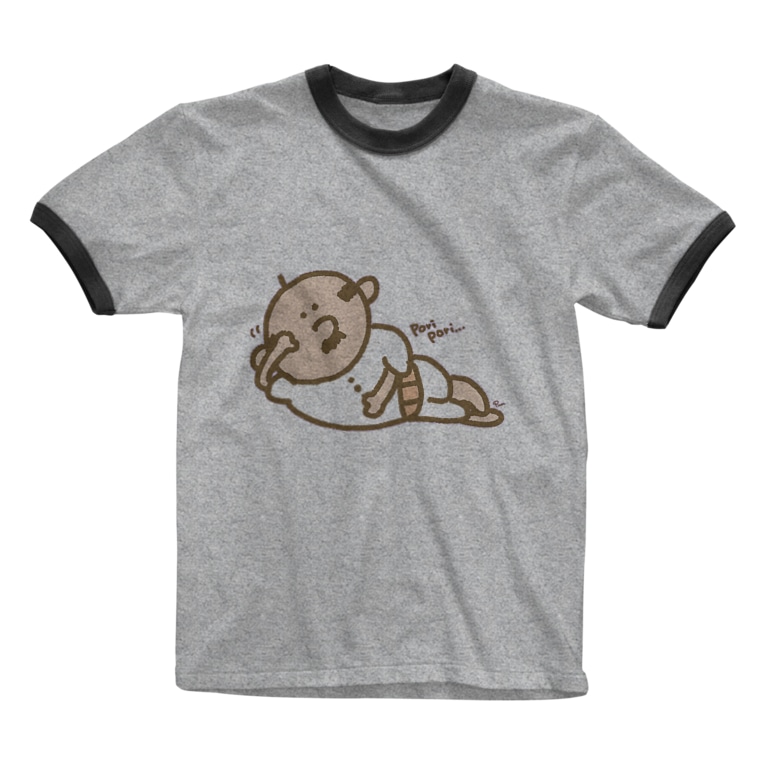 ゴロゴロぽりぽりおじさんです ぷんちん Lineスタンプや絵文字販売中 Puntin のリンガーtシャツ通販 Suzuri スズリ ゴロゴロぽりぽりおじさんです ぷんちん Lineスタンプや絵文字販売中 Puntin のリンガーtシャツ通販 Suzuri スズリ