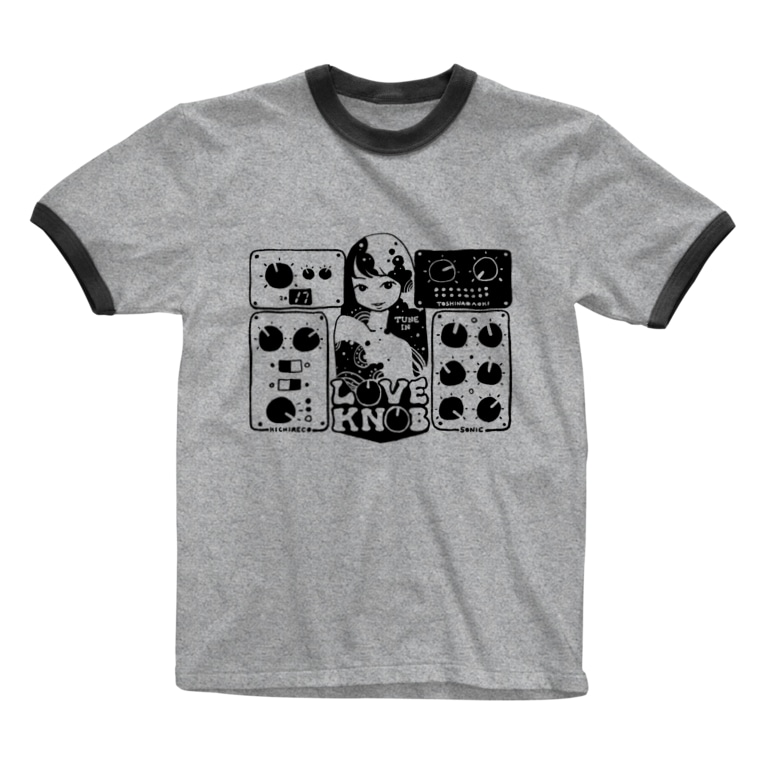 Loveknobgirlblack Ringer T Shirts By 青木俊直 Aoki818 Suzuri Loveknobgirlblack Ringer T Shirts By 青木俊直 Aoki818 Suzuri