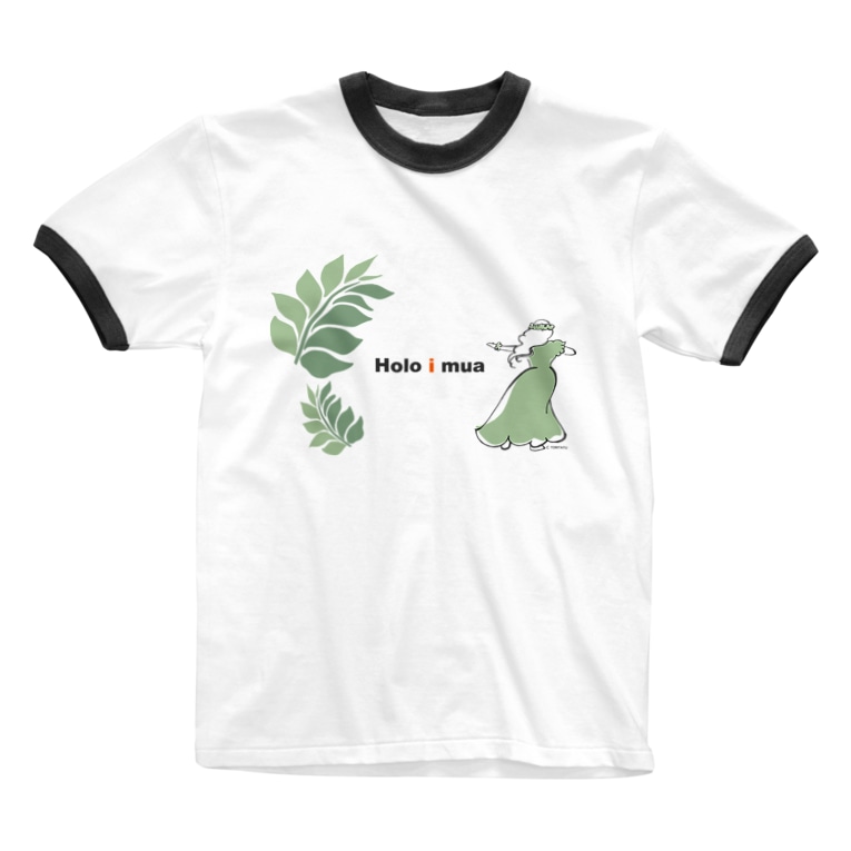 Holo I Mua グリーン トリタツ工房 Toritatu のリンガーtシャツ通販 Suzuri スズリ Holo I Mua グリーン トリタツ工房 Toritatu のリンガーtシャツ通販 Suzuri スズリ