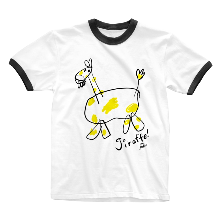 キリン えむらぼのどうぶつtシャツ Mlabo Product のリンガーtシャツ通販 Suzuri スズリ キリン えむらぼのどうぶつtシャツ Mlabo Product のリンガーtシャツ通販 Suzuri スズリ
