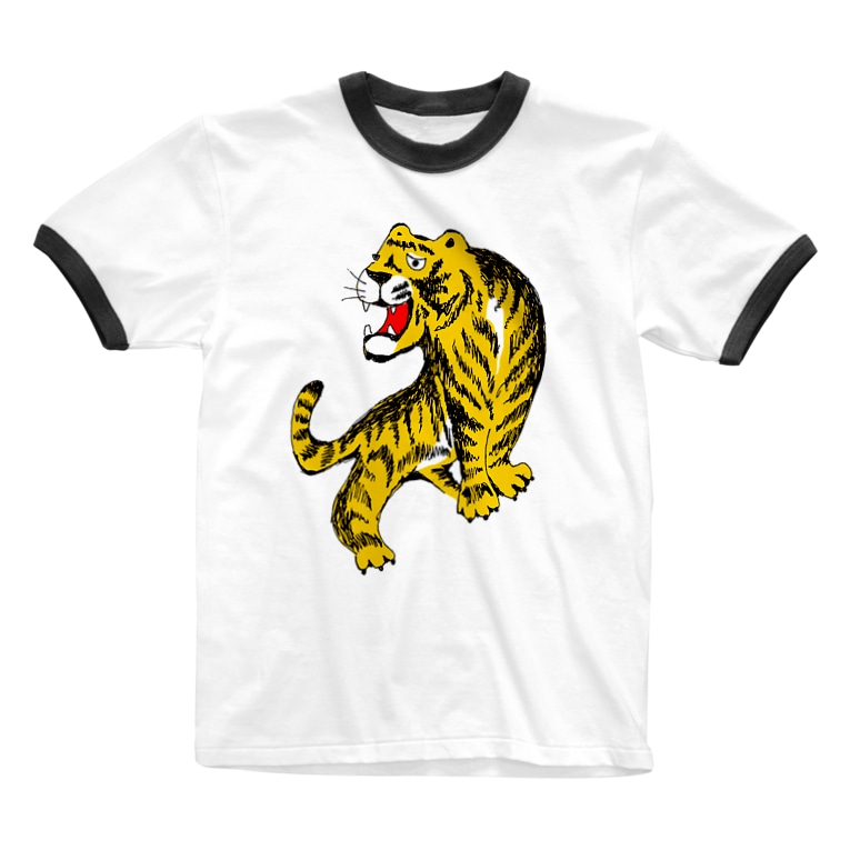 よおくみると ん かわいいかもな虎 Nikorasu Go Woogo729 のリンガーtシャツ通販 Suzuri スズリ よおくみると ん かわいいかもな虎 Nikorasu Go Woogo729 のリンガーtシャツ通販 Suzuri スズリ