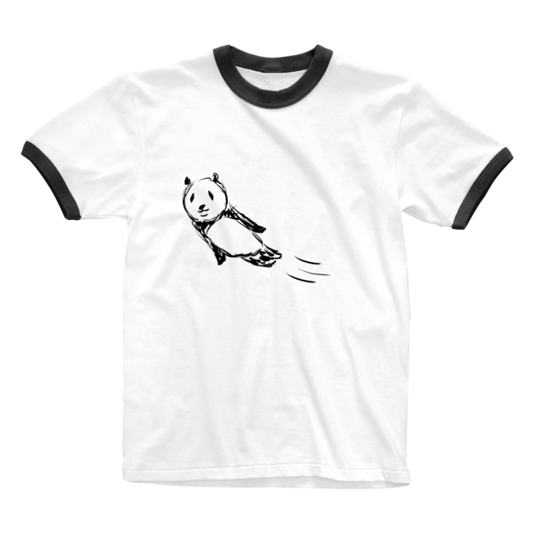 空飛ぶパンダ Meimeimeitanのリンガーtシャツ通販 Suzuri スズリ 空飛ぶパンダ Meimeimeitanのリンガーtシャツ通販 Suzuri スズリ