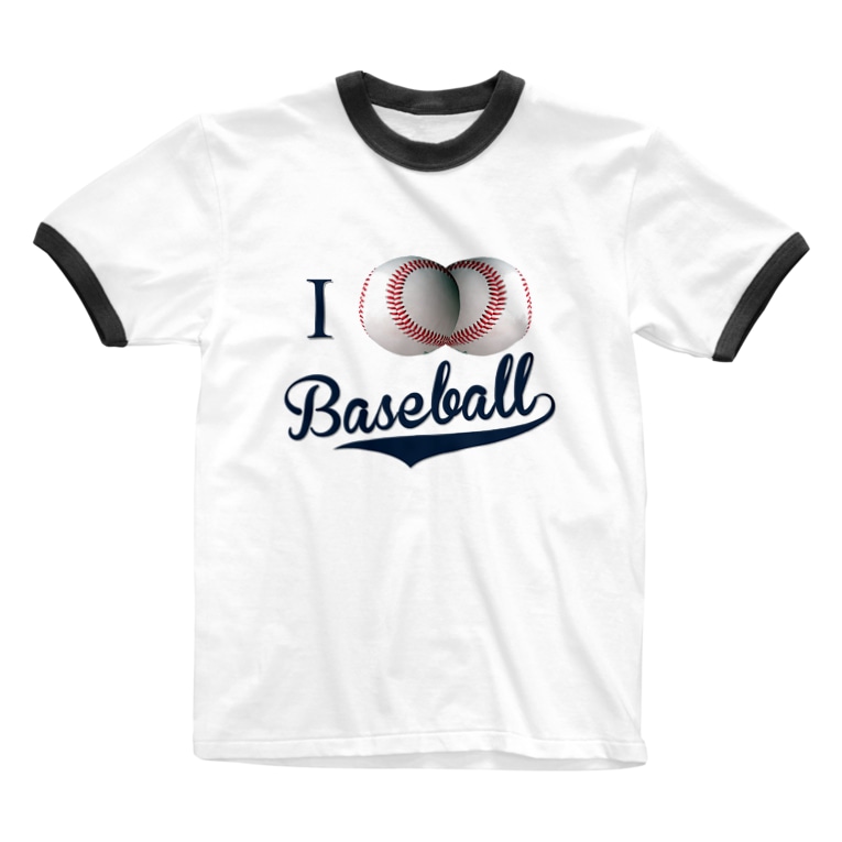 I Love Baseball イチロー選手着用 Uso800のリンガーtシャツ通販 Suzuri スズリ