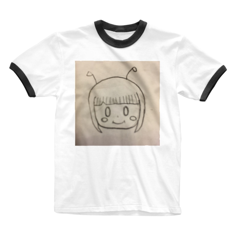 可愛い宇宙人ちゃん Ringer T Shirts By 市イラストグッズショップ Vtovb Suzuri