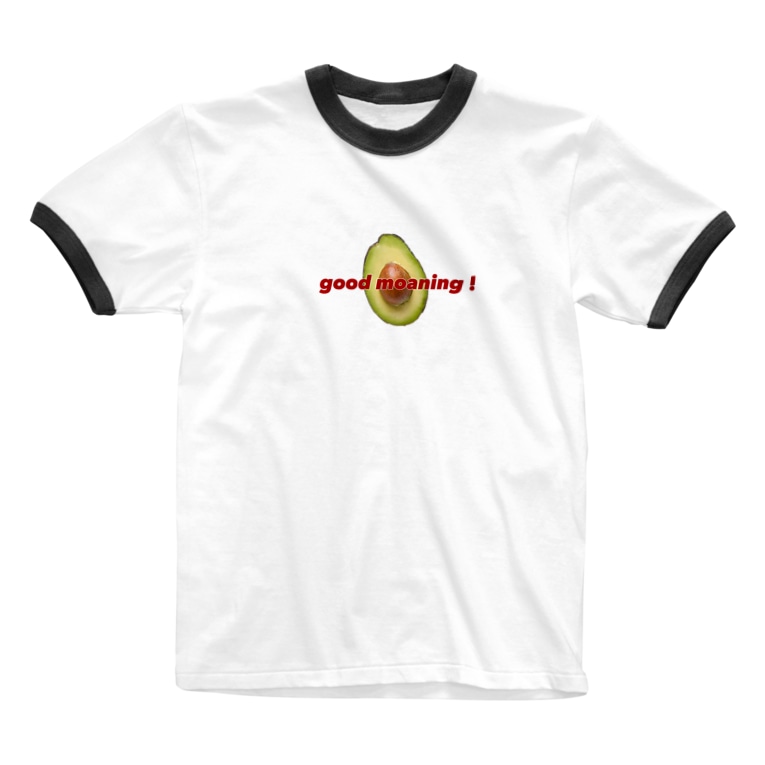 アボカドグッドモーニング Noseのリンガーtシャツ通販 Suzuri スズリ アボカドグッドモーニング Noseのリンガーtシャツ通販 Suzuri スズリ