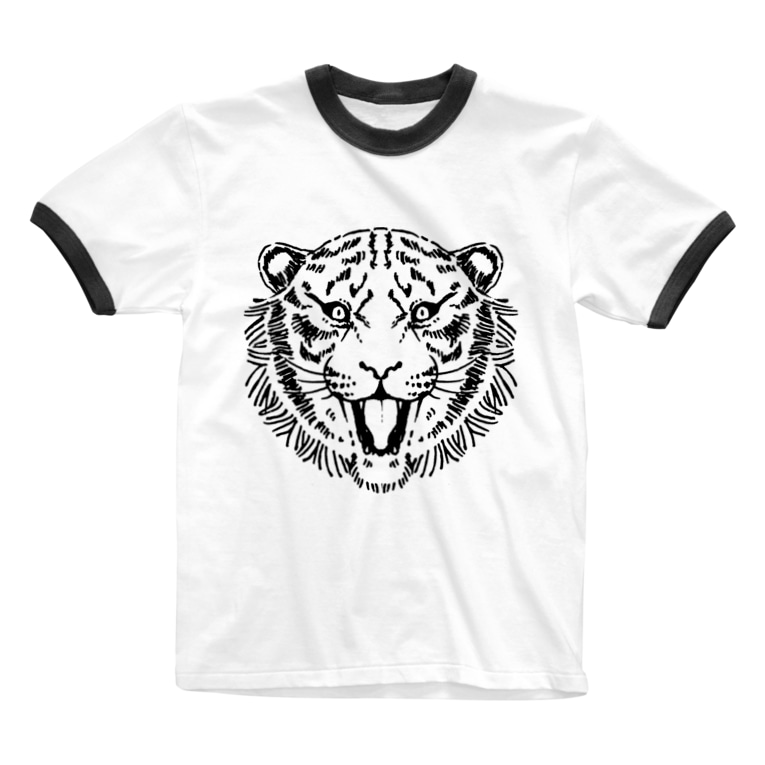 虎 アンリアルシステムズ Hrgnsm のリンガーtシャツ通販 Suzuri スズリ 虎 アンリアルシステムズ Hrgnsm のリンガーtシャツ通販 Suzuri スズリ