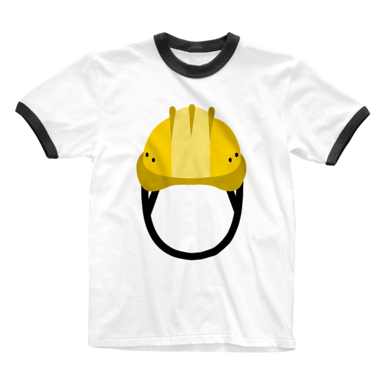 工事現場の安全ヘルメットイラスト マニアックなモノシリーズ Ringer T Shirts By Illust Designs Lab Suzuri