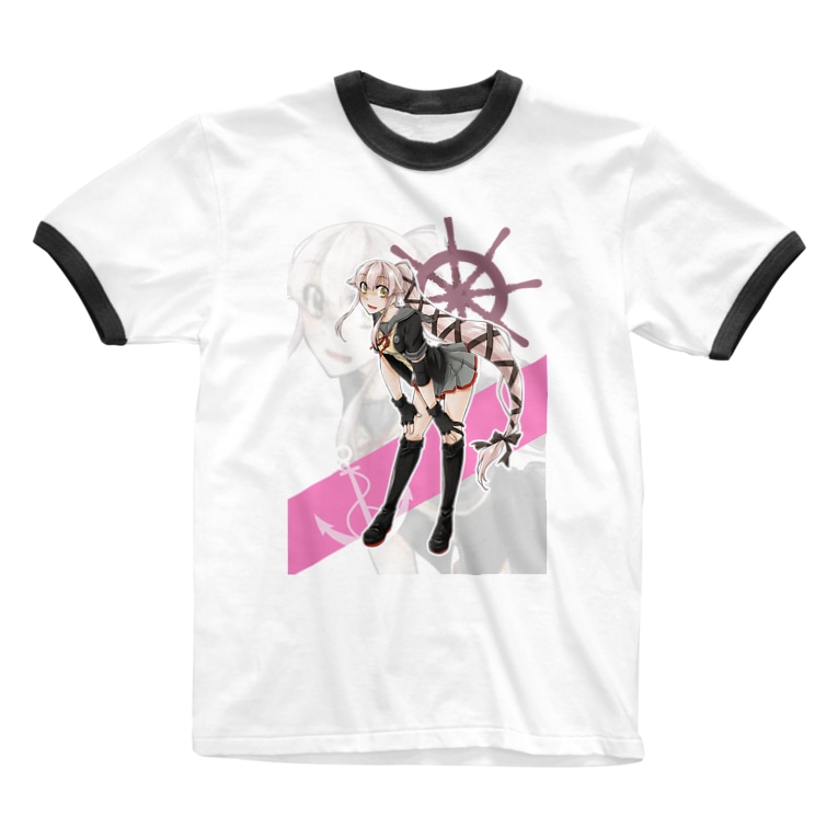 由良改二 にゃ 触るな危険 Sorayume Kanata のリンガーtシャツ通販 Suzuri スズリ