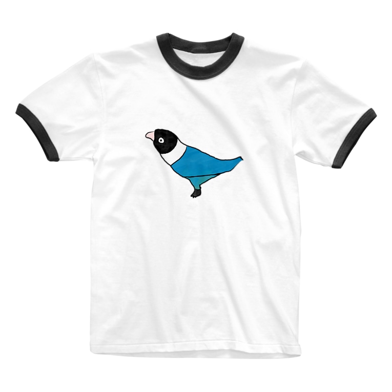 横から見たボタンインコのハルくん Kawa05のイラストグッズ Kawa05 のリンガーtシャツ通販 Suzuri スズリ 横から見たボタンインコのハルくん Kawa05のイラストグッズ Kawa05 のリンガーtシャツ通販 Suzuri スズリ