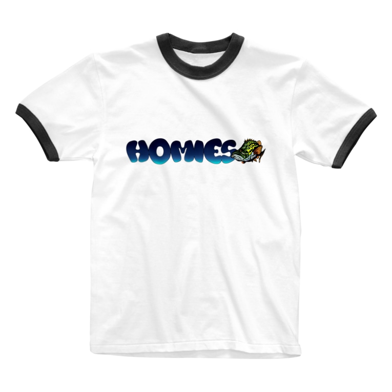 Basshomies バスホーミーズ グラフィティロゴ ブラックバス バス釣り Ringer T Shirts By Basshomies Suzuri Basshomies バスホーミーズ グラフィティロゴ ブラックバス バス釣り Ringer T Shirts By Basshomies Suzuri