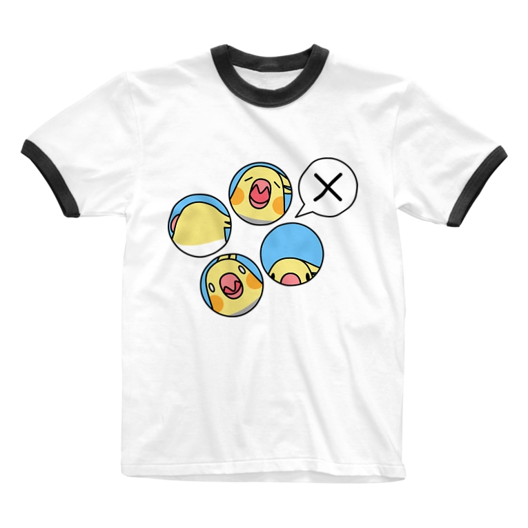 オカメインコばつ まめるりはことり まめるりはことり Mamelurihakotori のリンガーtシャツ通販 Suzuri スズリ オカメインコばつ まめるりはことり まめるりはことり Mamelurihakotori のリンガーtシャツ通販 Suzuri スズリ
