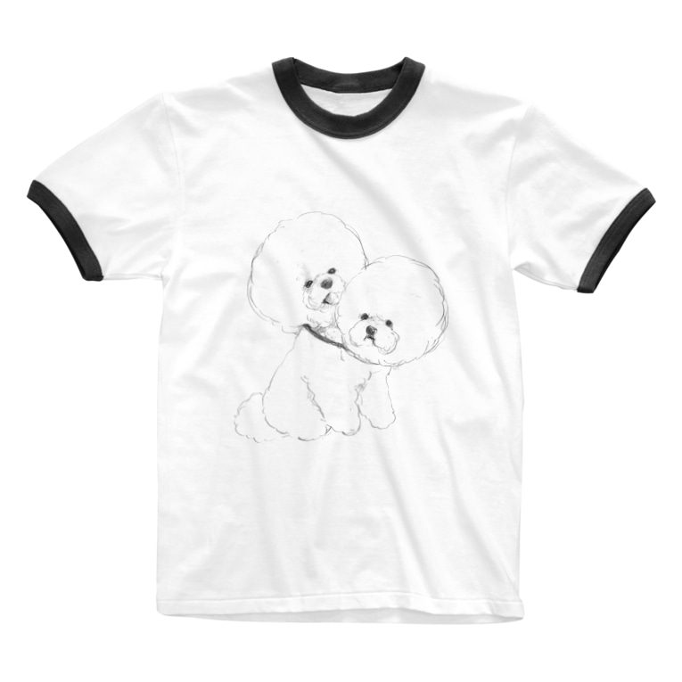 双頭の犬 Ringer T Shirts By Escocse Suzuri