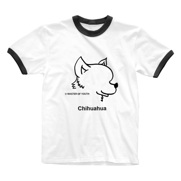 チワワイラスト 愛犬シリーズ Master Of Youth Master Of Youth のリンガーtシャツ通販 Suzuri スズリ