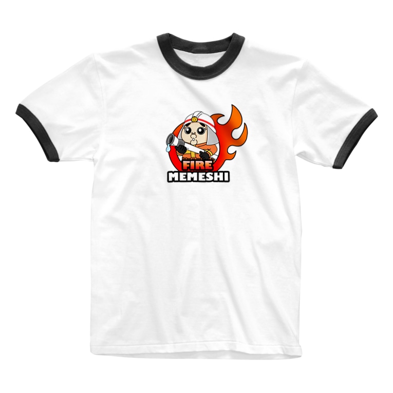 Fire Memeshi めめしshop Memeshi456 のリンガーtシャツ通販 Suzuri スズリ Fire Memeshi めめしshop Memeshi456 のリンガーtシャツ通販 Suzuri スズリ