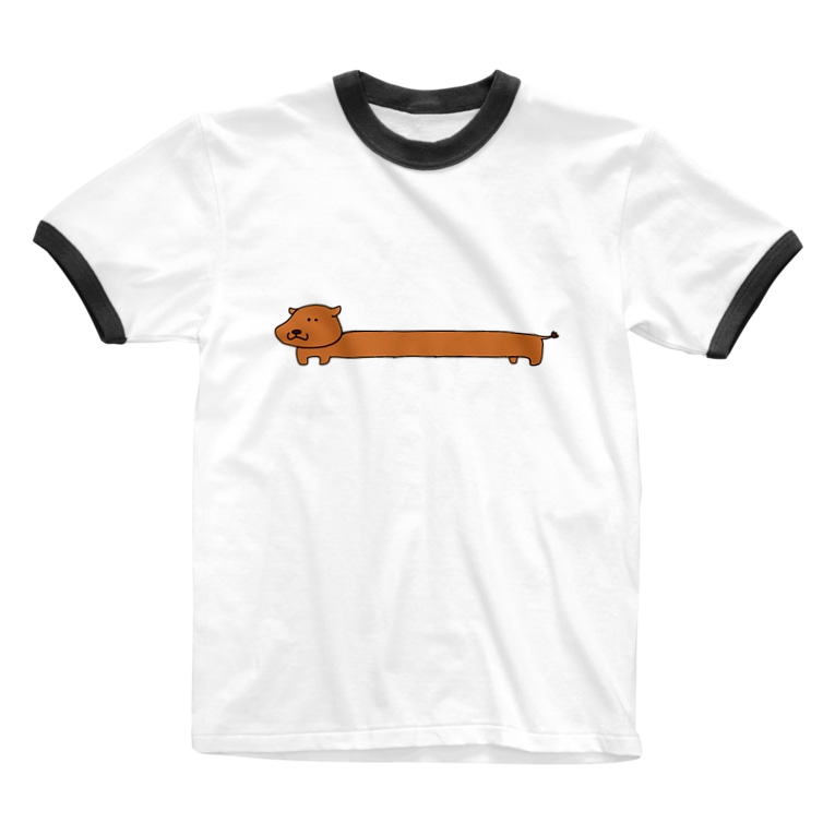 胴が長い犬 改 手描きのエトセトラ Zansu のリンガーtシャツ通販 Suzuri スズリ 胴が長い犬 改 手描きのエトセトラ Zansu のリンガーtシャツ通販 Suzuri スズリ