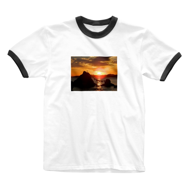 二見浦の日の出 ほぼひめ Hobo Hime のリンガーtシャツ通販 Suzuri スズリ 二見浦の日の出 ほぼひめ Hobo Hime のリンガーtシャツ通販 Suzuri スズリ