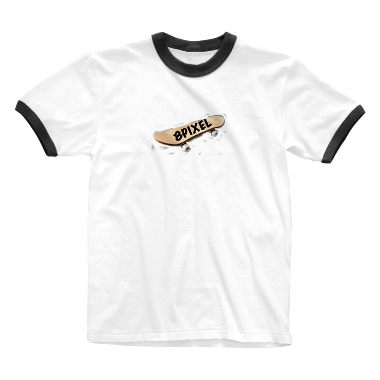 スケボーデッキ 8pixel 8pix のリンガーtシャツ通販 Suzuri スズリ スケボーデッキ 8pixel 8pix のリンガーtシャツ通販 Suzuri スズリ