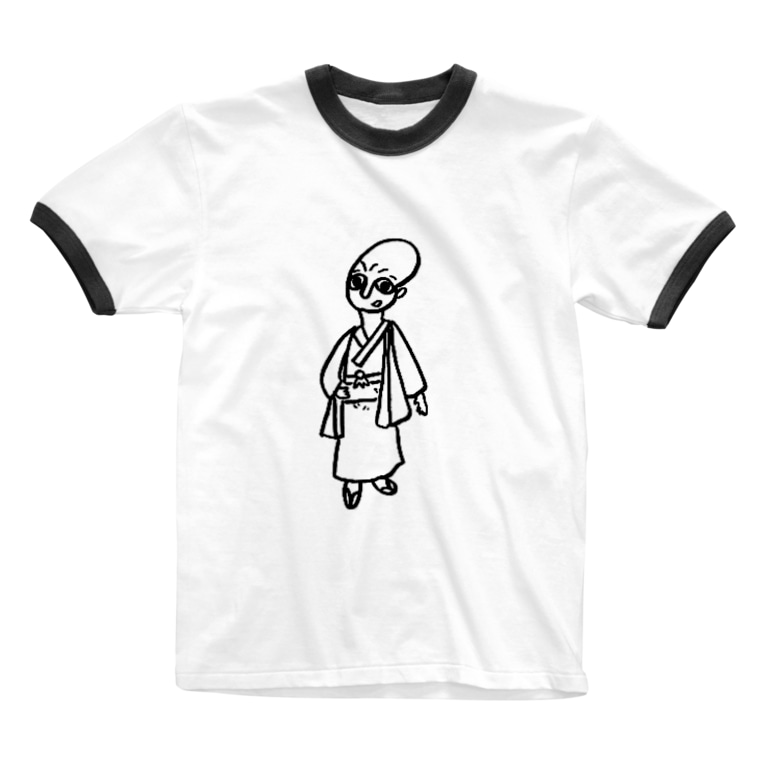 ぬらりひょんさん 妖怪行進曲 Youkaikoushinkyoku のリンガーtシャツ通販 Suzuri スズリ