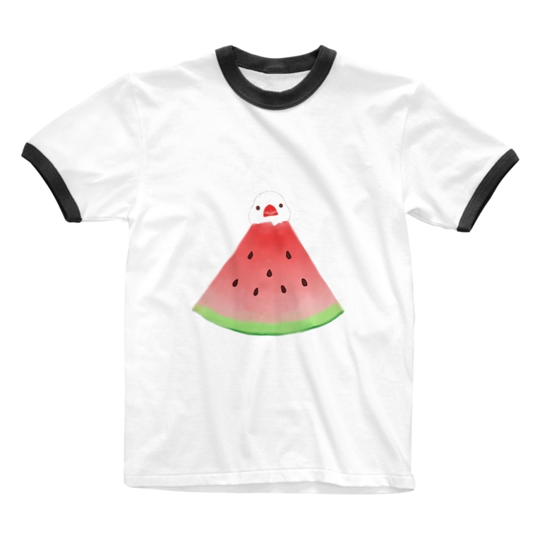 スイカドレス Ringer T Shirts By Chiyopopo Mocchi412 Suzuri スイカドレス Ringer T Shirts By Chiyopopo Mocchi412 Suzuri
