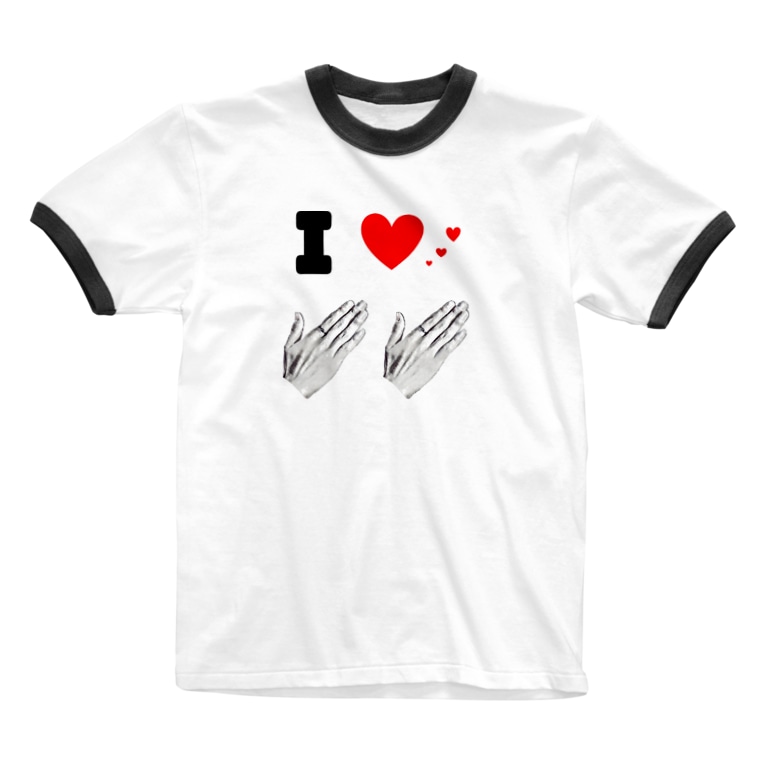 I Love テテ Mojimoji Mojimoji のリンガーtシャツ通販 Suzuri スズリ I Love テテ Mojimoji Mojimoji のリンガーtシャツ通販 Suzuri スズリ
