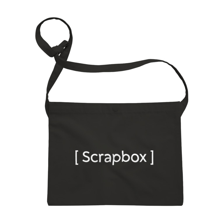 Scrapbox Logo Wh Nota のおみせ Notainc Jp のサコッシュ通販 Suzuri スズリ