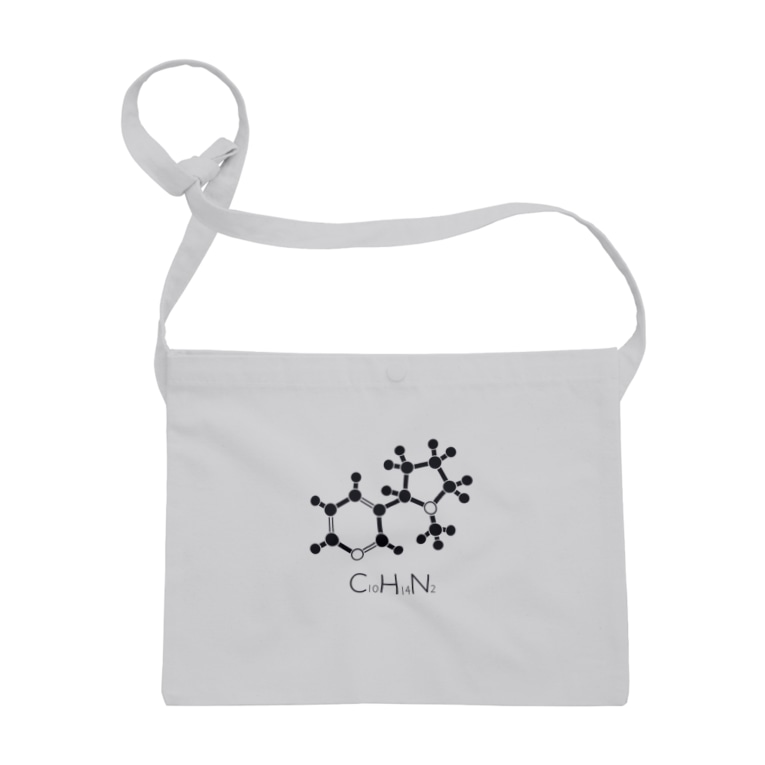 煙草 ニコチンの化学構造式 St Drop Laboratory St Drop のサコッシュ通販 Suzuri スズリ 煙草 ニコチンの化学構造式 St Drop Laboratory St Drop のサコッシュ通販 Suzuri スズリ
