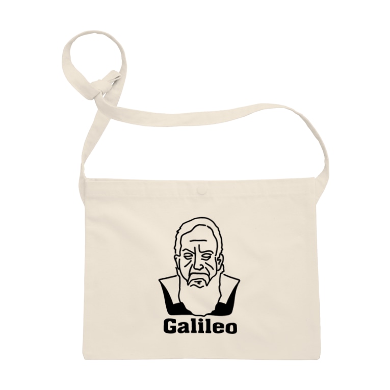 ガリレオ Galileo Galilei イラスト 歴史 偉人 Aliviostaのサコッシュ通販 Suzuri スズリ