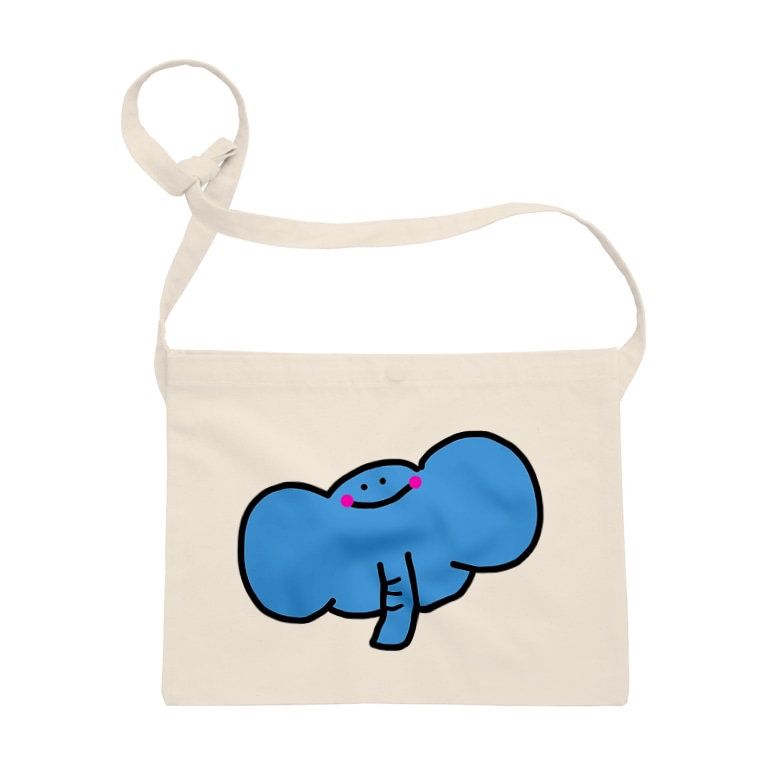 へんてこキャラクター ぞうの ぱおん Sacoche By Loveamoon Suzuri へんてこキャラクター ぞうの ぱおん Sacoche By Loveamoon Suzuri