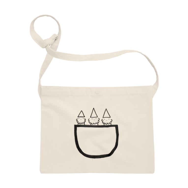 手書きポケットサンタ Karyu Karyu のサコッシュ通販 Suzuri スズリ