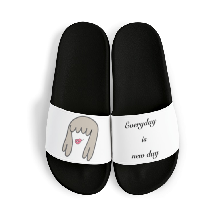 くちびるおばけの女の子 Sandal By Mmeemm Suzuri くちびるおばけの女の子 Sandal By Mmeemm Suzuri