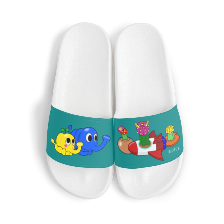 ぞうさんじょうろと緋牡丹 Sandal By ゆにげじょ Yunigejyo Suzuri ぞうさんじょうろと緋牡丹 Sandal By ゆにげじょ Yunigejyo Suzuri