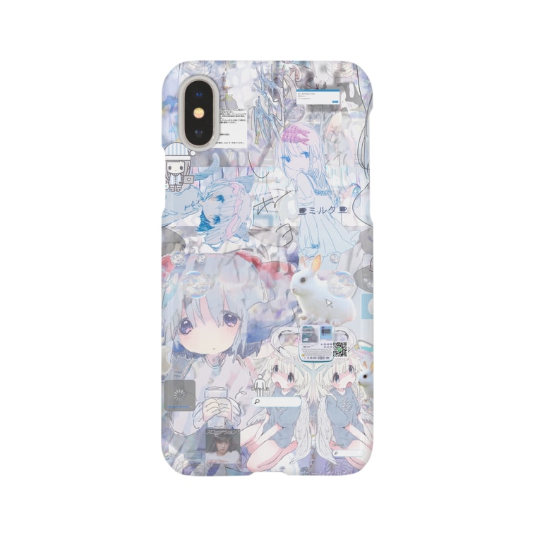 あんしん リスカちゃん Milk ゆーきんの絵ぐっず Rururoru のスマホケース Iphoneケース 通販 Suzuri スズリ