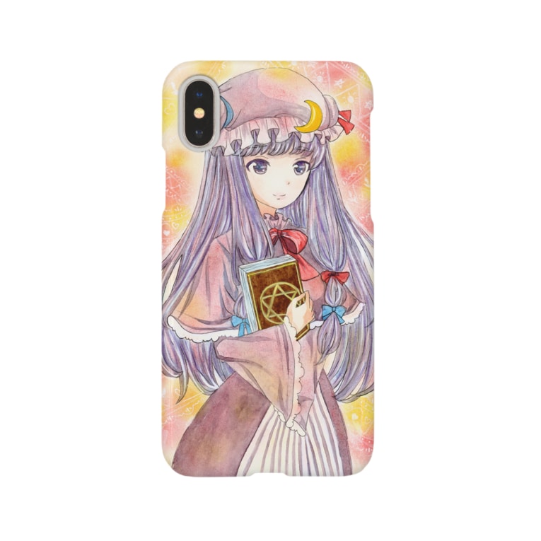 東方projectパチュリーノーレッジ ﾟがーべらめらん ﾟ Staflo のスマホケース Iphoneケース 通販 Suzuri スズリ