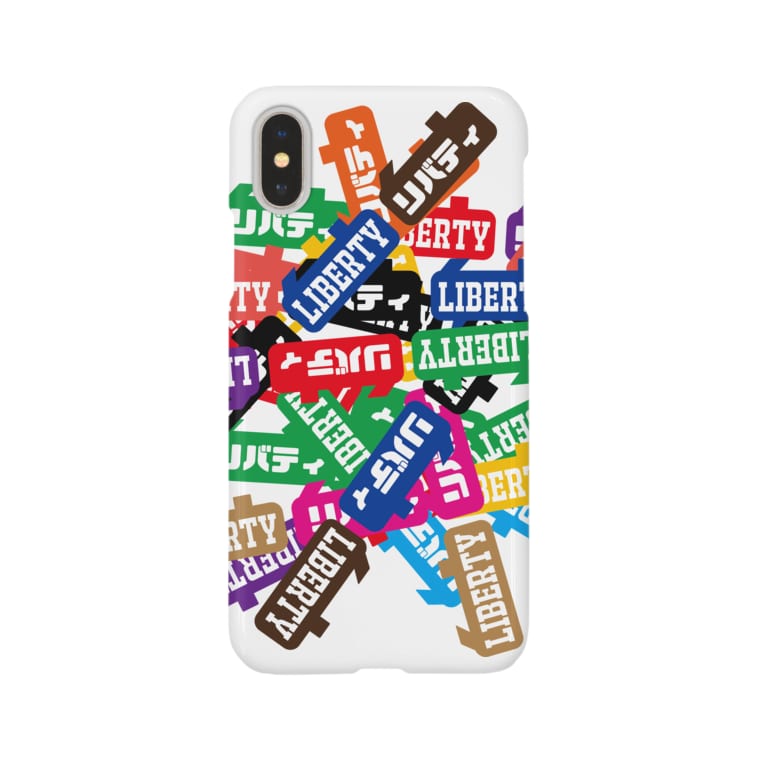 Boxロゴ ステッカーボム Liberty オフィシャルショップ Liberty Official のスマホケース Iphoneケース 通販 Suzuri スズリ