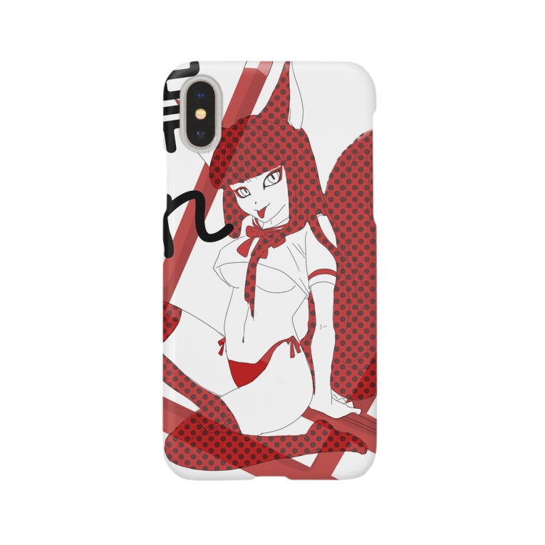 祟れ 女狐シリーズ Smartphone Cases Iphone By Liryfran Sweetpaws 2 Suzuri