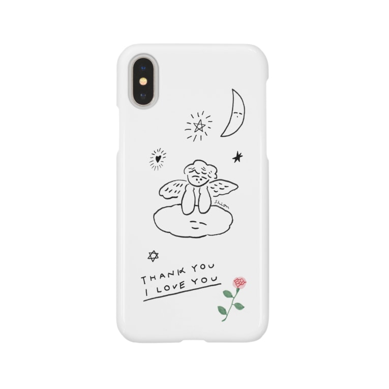 天使さんのおまじない かわべしおん イラストレーター Shionkawabe のスマホケース Iphoneケース 通販 Suzuri スズリ