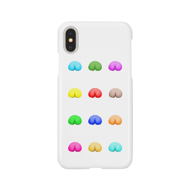 強制カラフルピーチ Smartphone Cases Iphone By 残念なイケメン Morisuke Suzuri