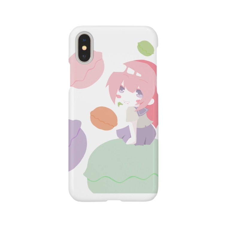 マカロン好きな女の子 背景なしバージョン 銀猫 絵垢 ご依頼受付中 Ginneko Dq10 のスマホケース Iphoneケース 通販 Suzuri スズリ