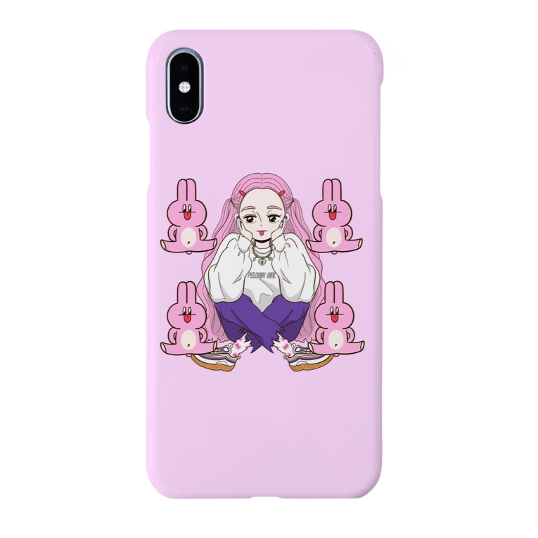 うさぎとペロリンガール Natsumi Sato イラストレーター Peloringirl のスマホケース Iphoneケース 通販 Suzuri スズリ