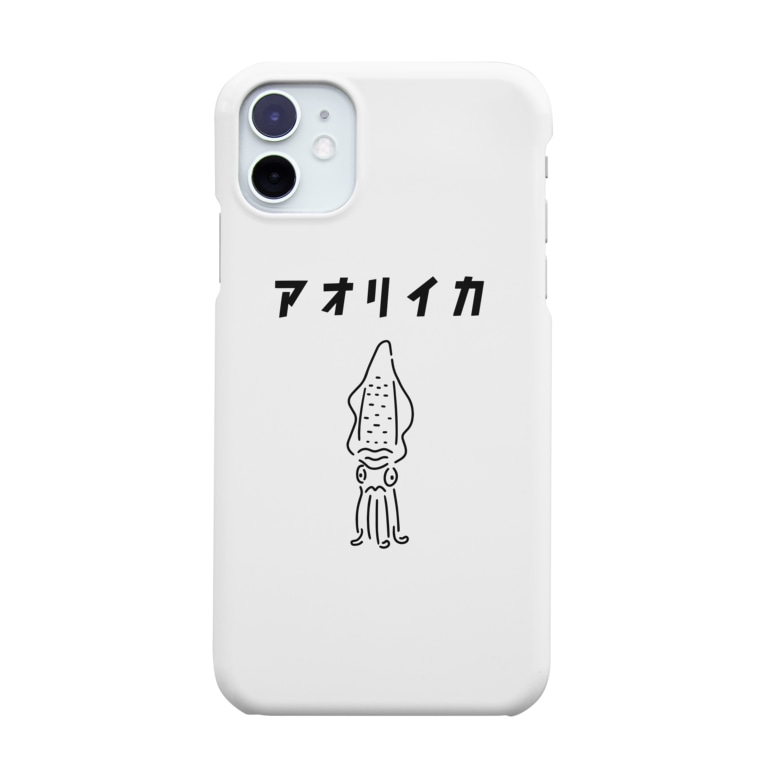 アオリイカ ゆるいイラスト 釣り エギング Smartphone Cases Iphone By Aliviosta Suzuri