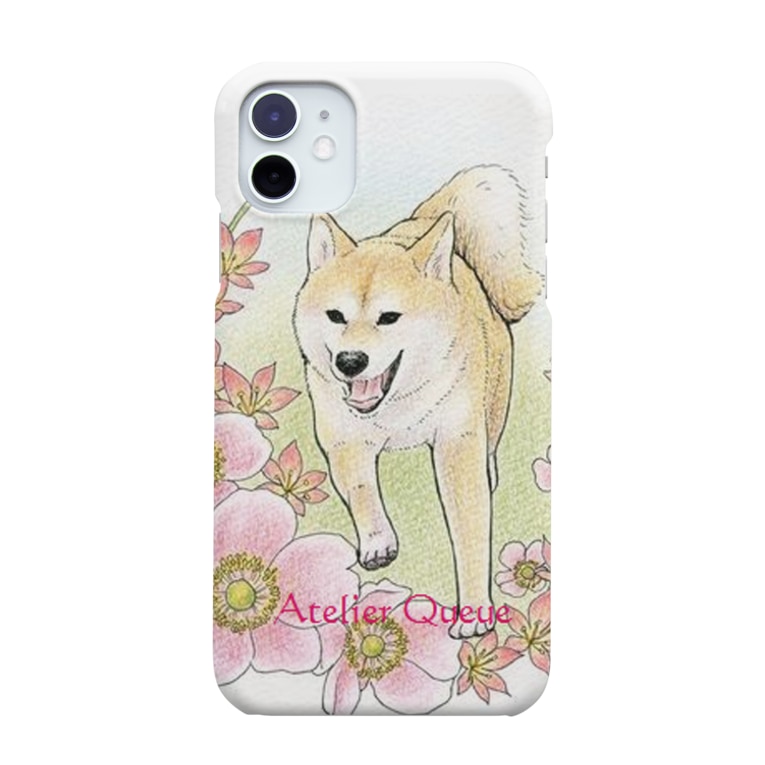 走る柴犬さん Smartphone Cases Iphone By Atelier Queue Suzuri