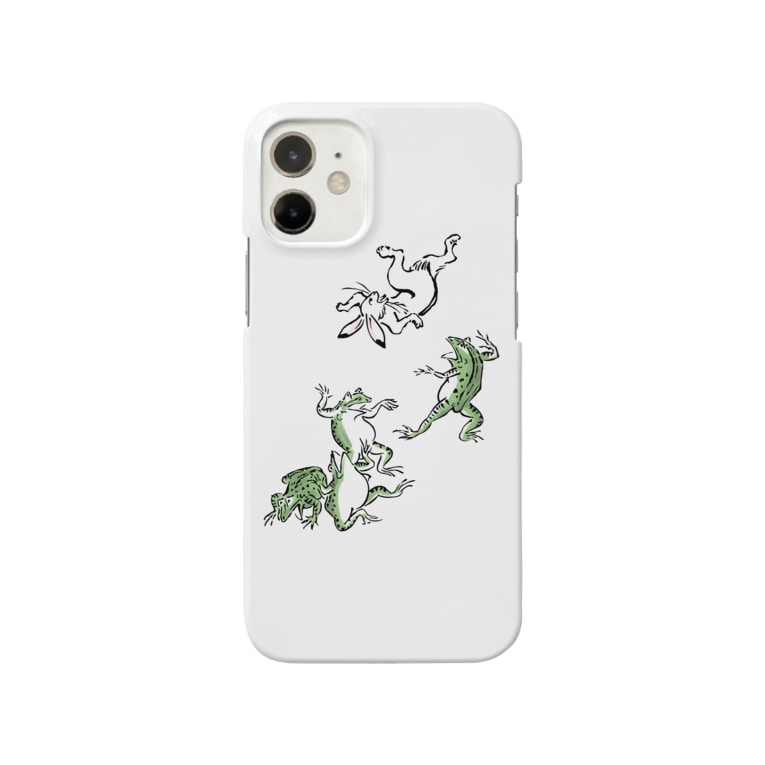 鳥獣戯画 Smartphone Cases Iphone By 和柄 和風メインのお店 ノリタカ氏 Noritaka Lark Suzuri