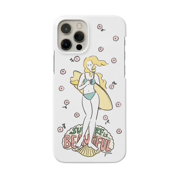 波乗りヴィーナス カメラ枠大きい用 Surf Girl Illustration Yuri Yuripe730 のスマホケース Iphoneケース 通販 Suzuri スズリ