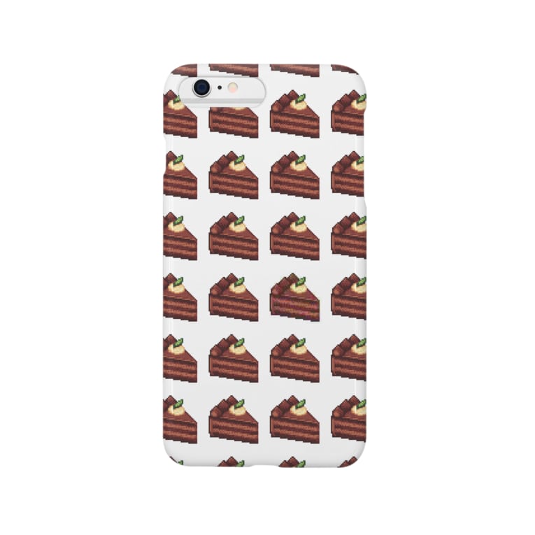 チョコレートケーキのドット絵 Smartphone Cases Iphone By 大大大津 O2a1 Suzuri