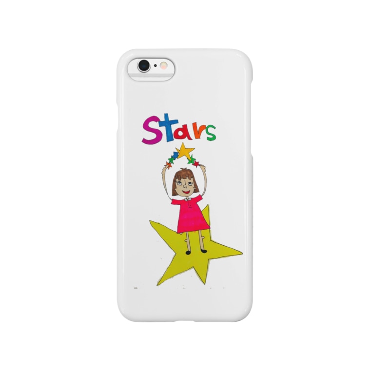 星を掴む女の子 しののイラストグッズの店 Shinookazaki のスマホケース Iphoneケース 通販 Suzuri スズリ
