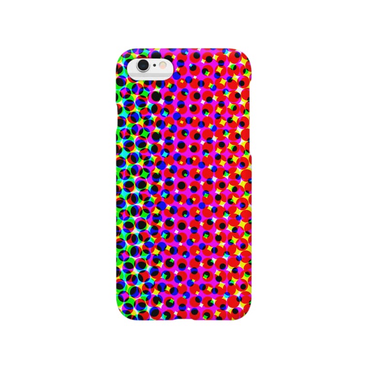 レインボードットグラデーションn Smartphone Cases Iphone By Happy Patterns Suzuri