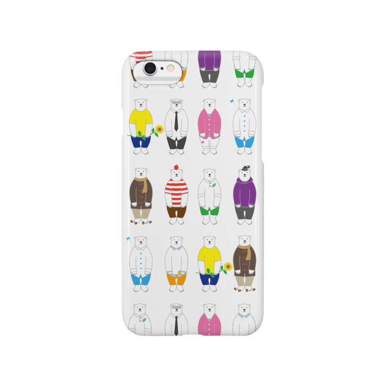 着せ替えシロクマ Smartphone Cases Iphone By チヒロ Hata54 Suzuri