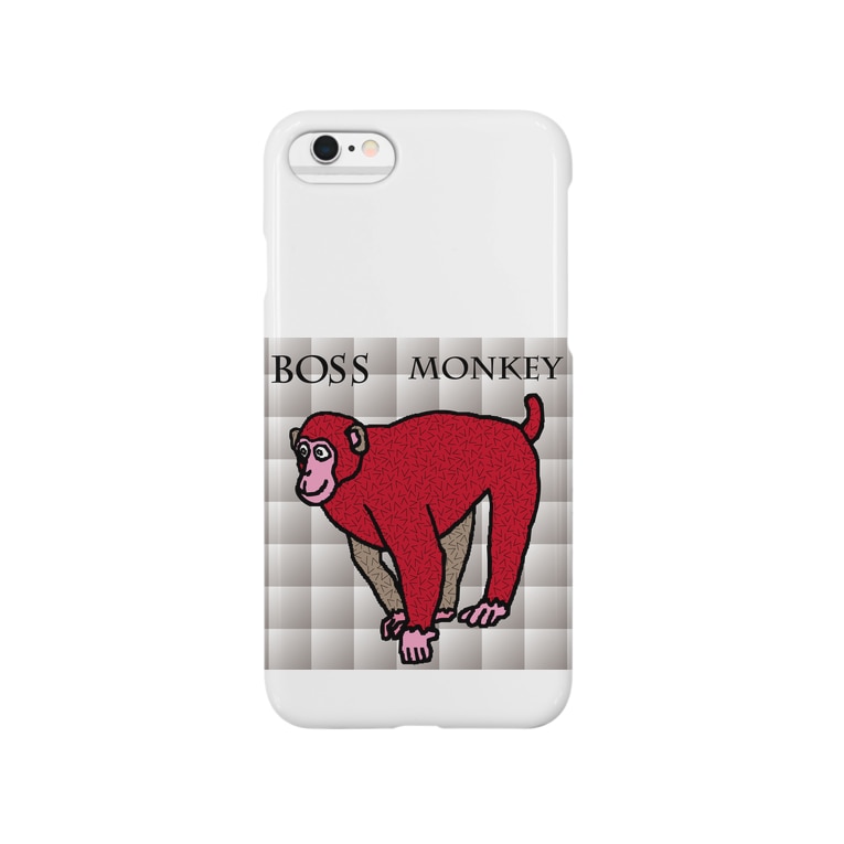 お猿のボス モンキーについてこい Smartphone Cases Iphone By ジルトチッチのデザインボックス Ocplanning Suzuri