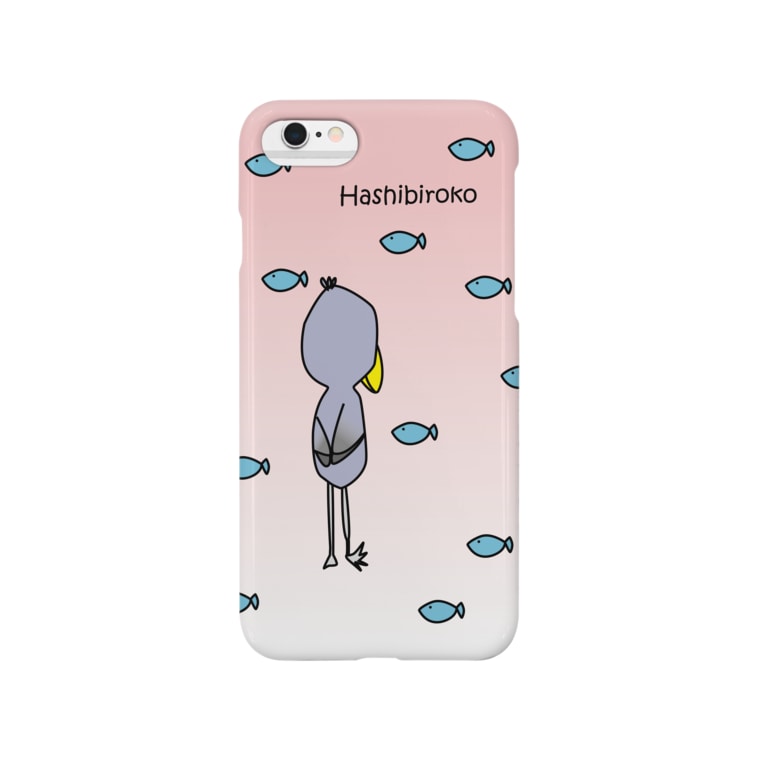 ハシビロコウさんの お魚いっぱい ハシビロコウさんグッズ販売ｆａｎショップ Hashibiroko のスマホケース Iphoneケース 通販 Suzuri スズリ